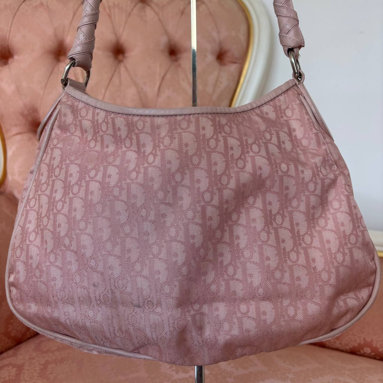 Dior trotter bag pink Diorissimo lovely charm