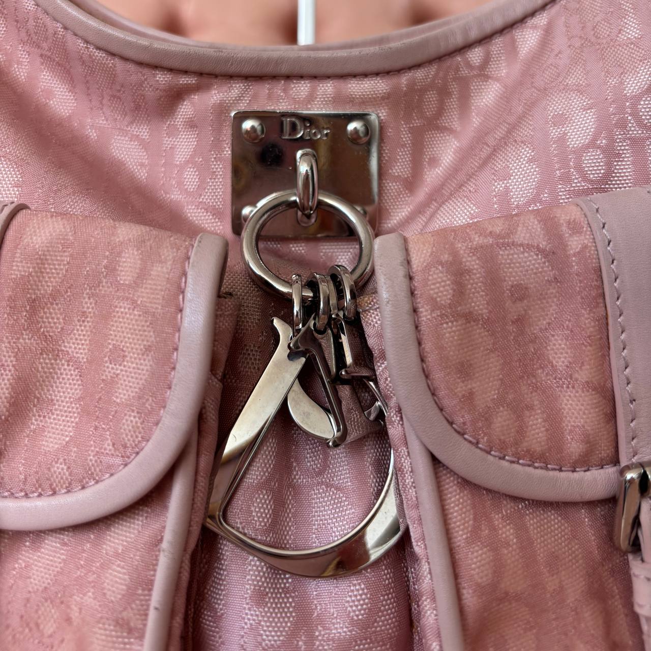 Dior trotter bag pink Diorissimo lovely charm