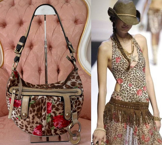 Blumarine bag SS2006 leopard print
