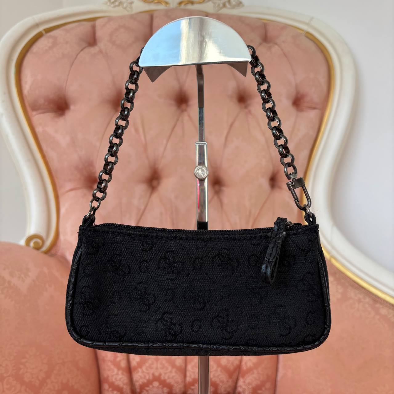 Guess micro bag clutch black