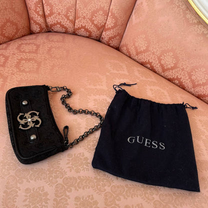 Guess micro bag clutch black