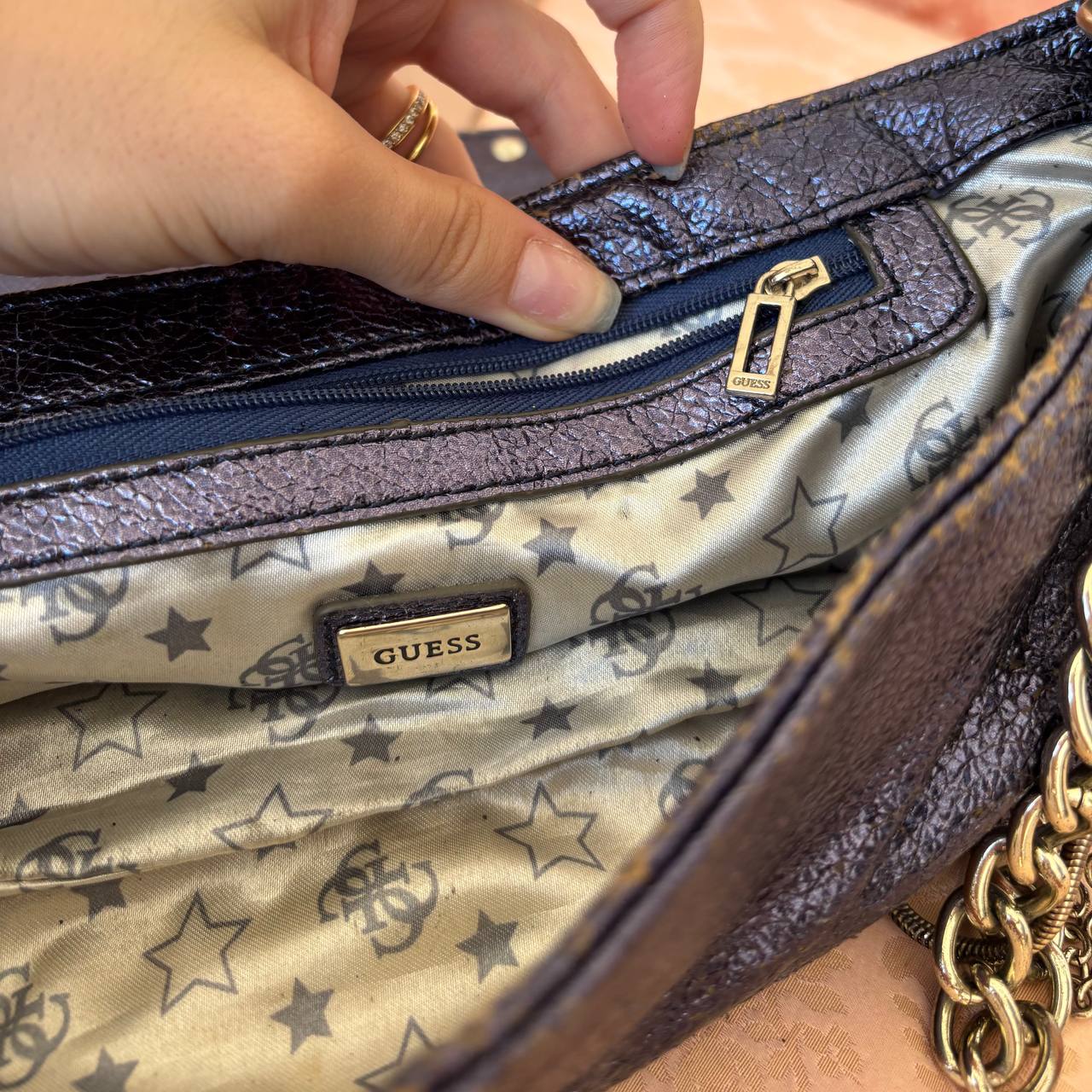 Guess clutch shoulder bag
