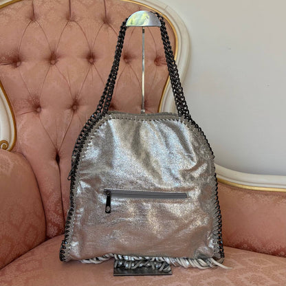 Italian shoulder bag fringe