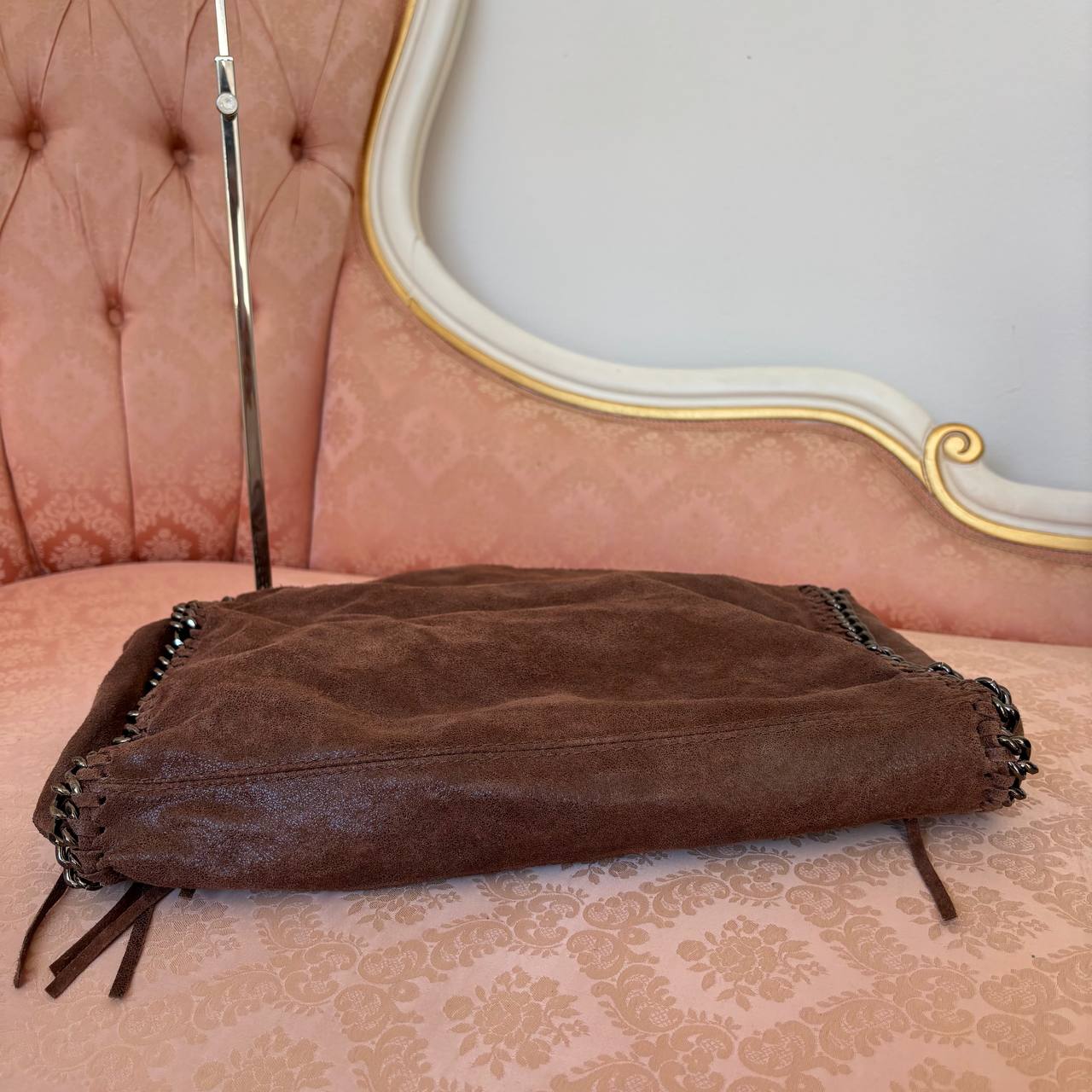 Italian shoulder bag fringe