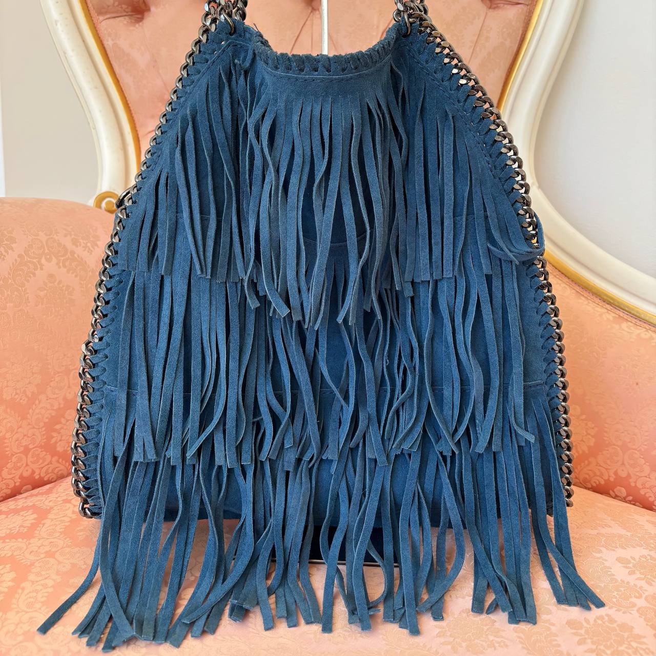 Italian shoulder bag fringe