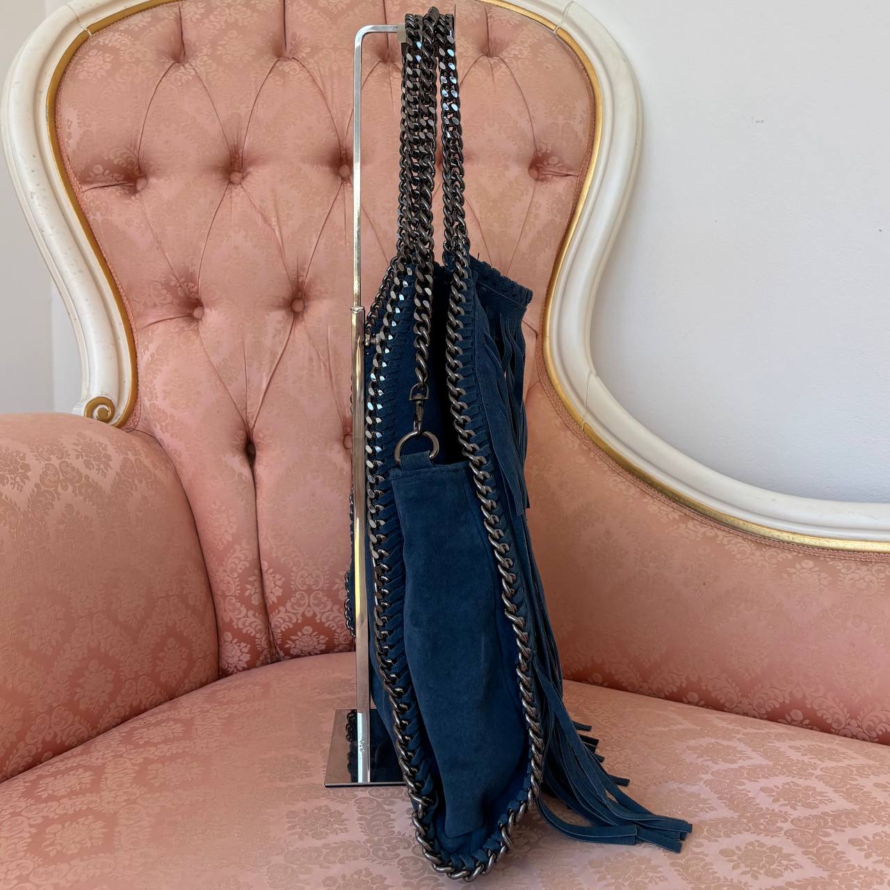 Italian shoulder bag fringe