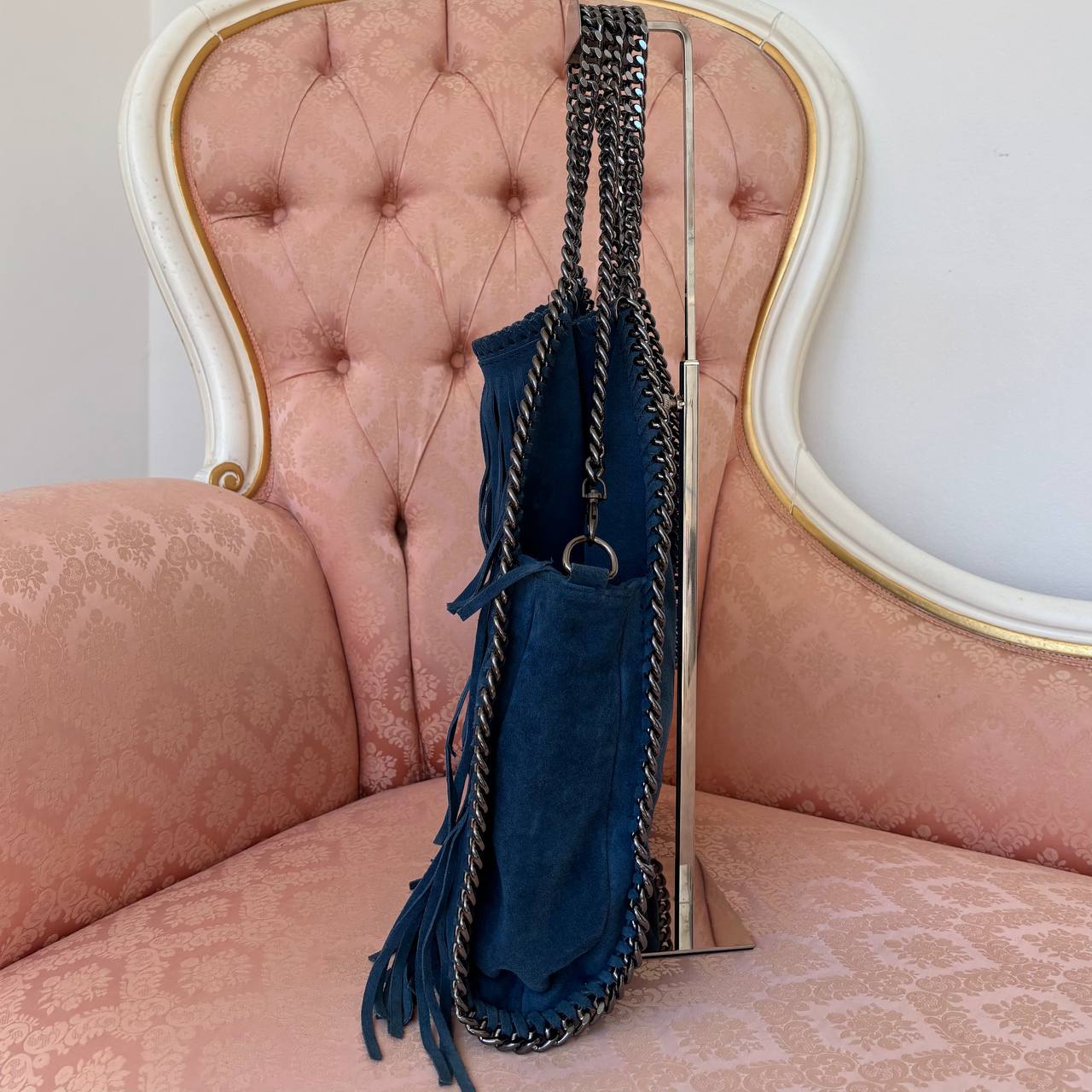 Italian shoulder bag fringe
