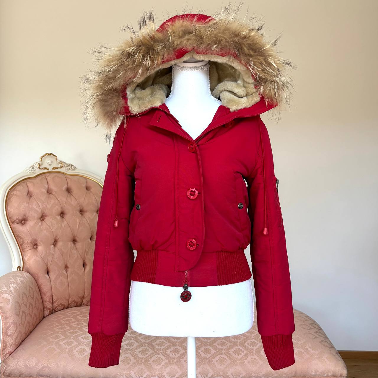 Italian designer puffer