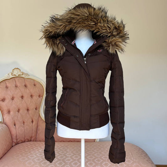 Hollister puffer coat zip-jacket
