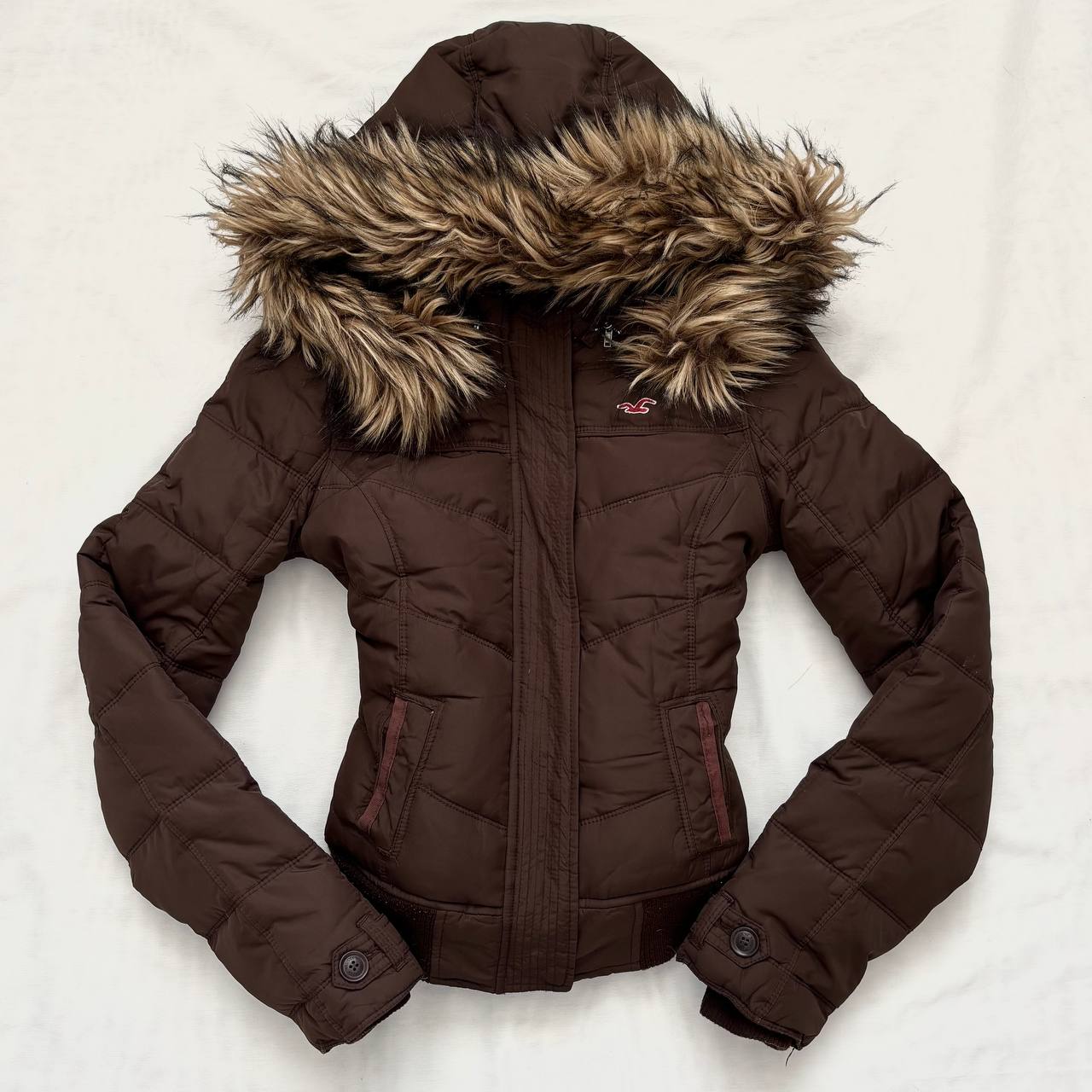 Hollister puffer coat zip-jacket