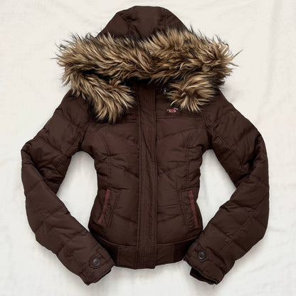Hollister puffer coat zip-jacket