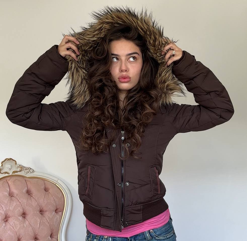 Hollister puffer coat zip-jacket
