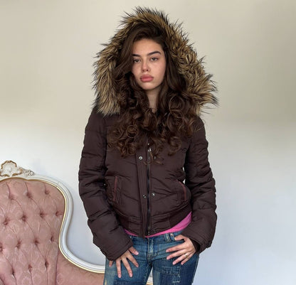 Hollister puffer coat zip-jacket
