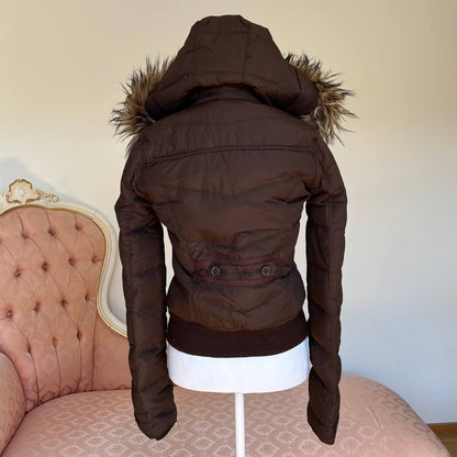 Hollister puffer coat zip-jacket
