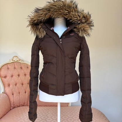 Hollister puffer coat zip-jacket