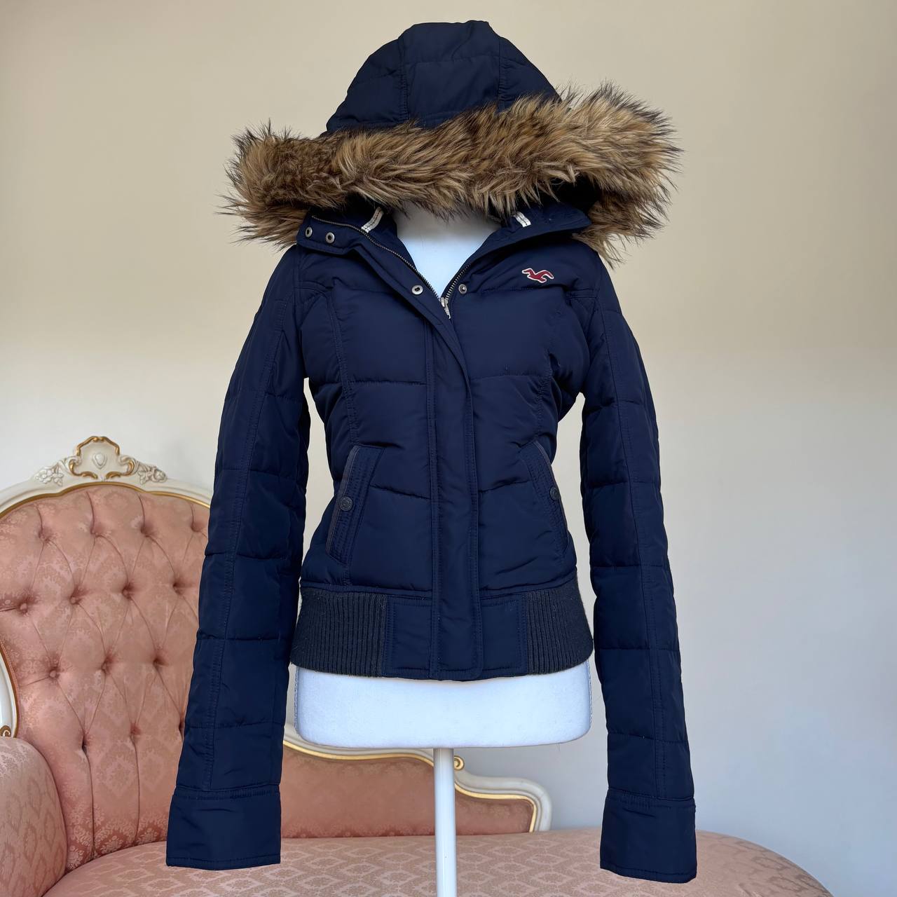 Hollister puffer coat zip-jacket