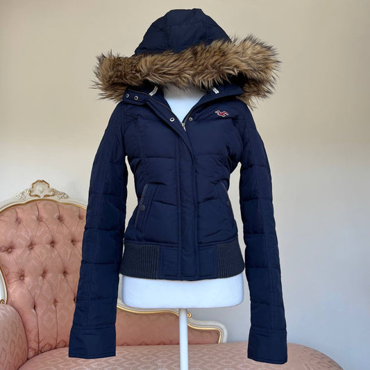 Hollister puffer coat zip-jacket