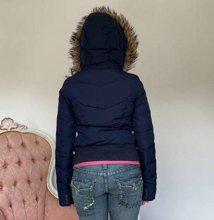 Hollister puffer coat zip-jacket