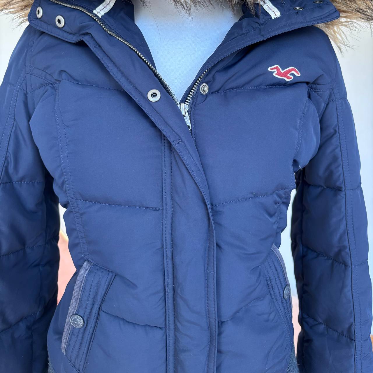 Hollister puffer coat zip-jacket