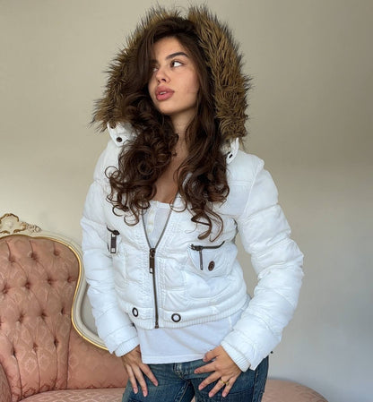 Vintage y2k puffer coat