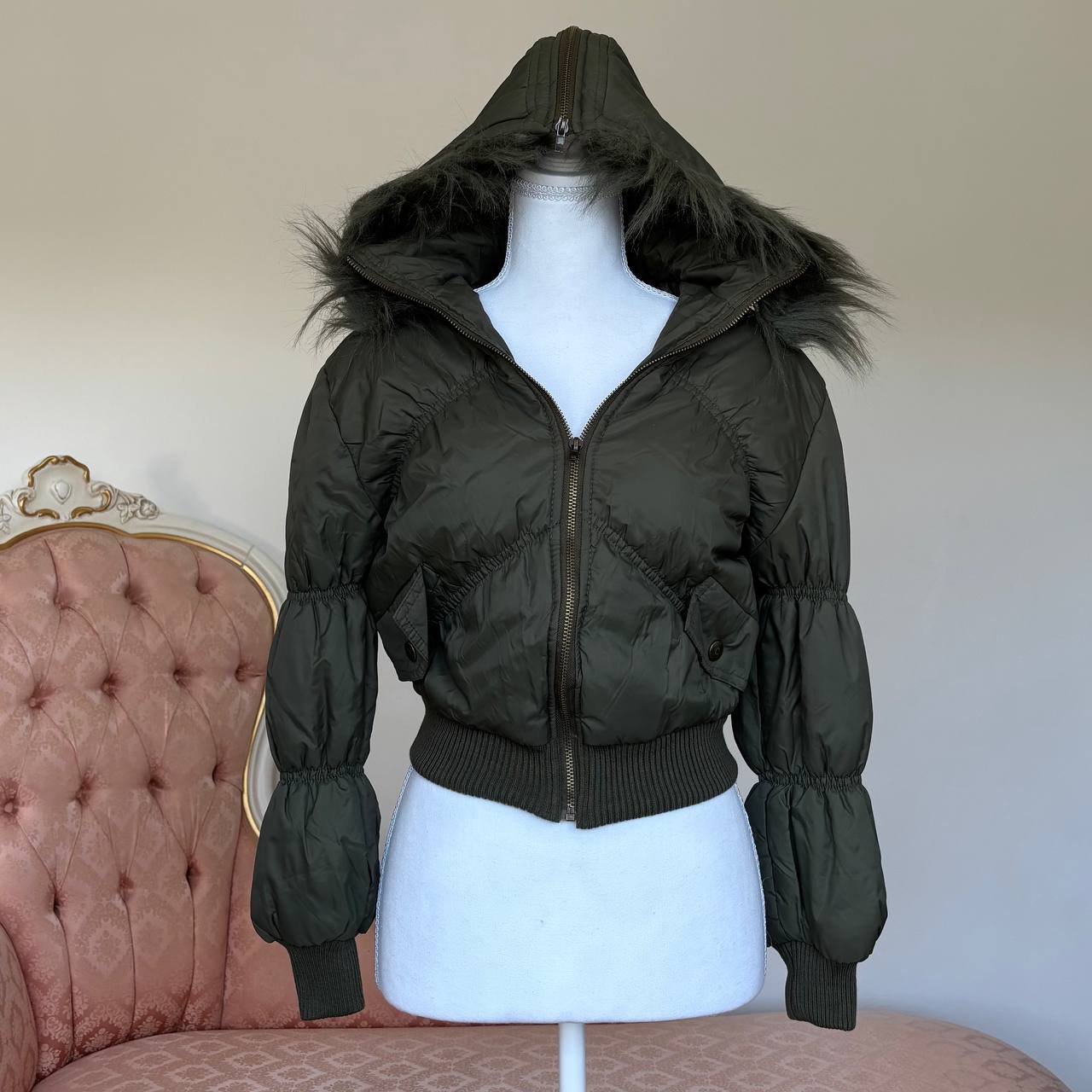 Vintage y2k puffer coat