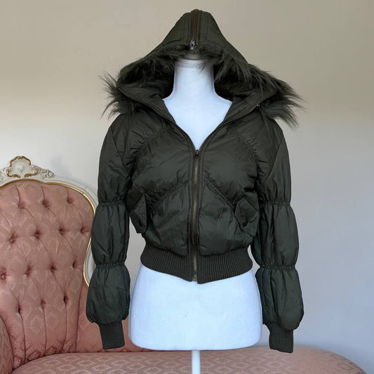 Vintage y2k puffer coat
