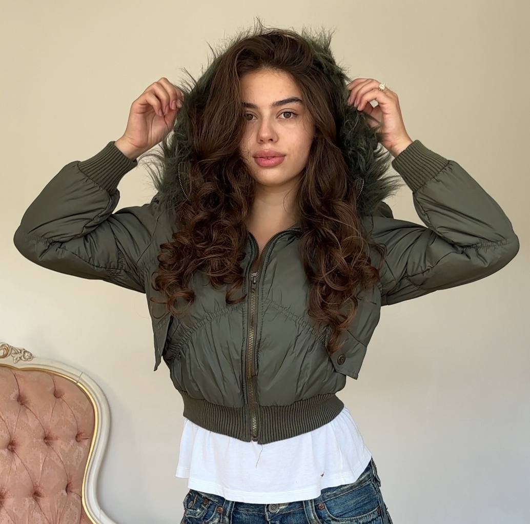 Vintage y2k puffer coat