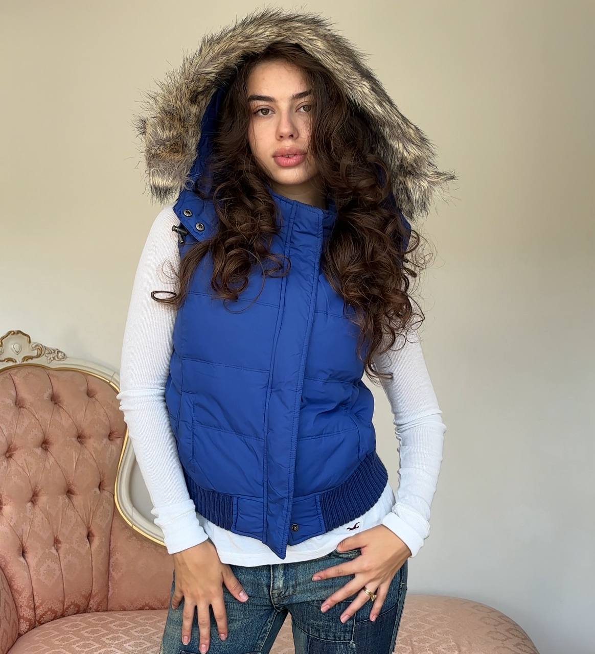 Abercrombie and Fitch sleeveless puffer