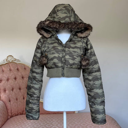 Vintage y2k puffer coat