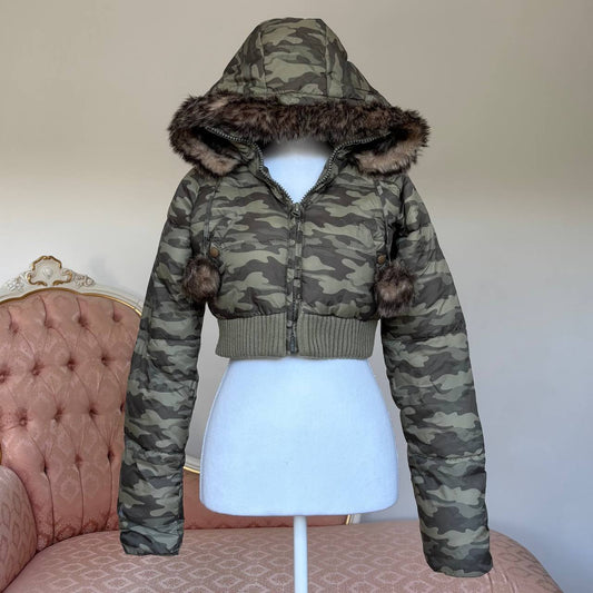 Vintage y2k puffer coat