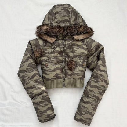 Vintage y2k puffer coat