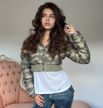 Vintage y2k puffer coat
