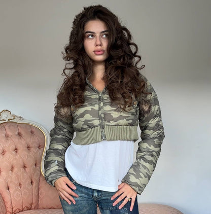 Vintage y2k puffer coat