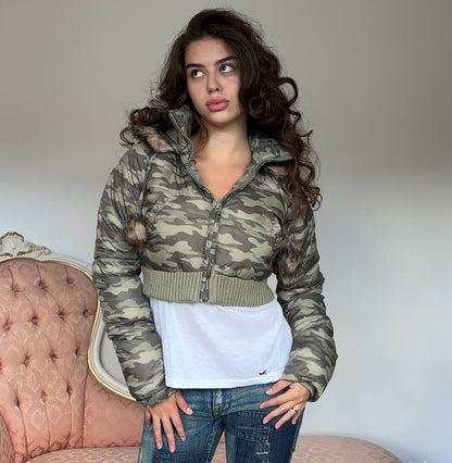 Vintage y2k puffer coat