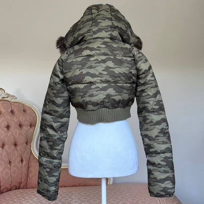Vintage y2k puffer coat