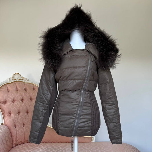 Pinko puffer coat zip-jacket