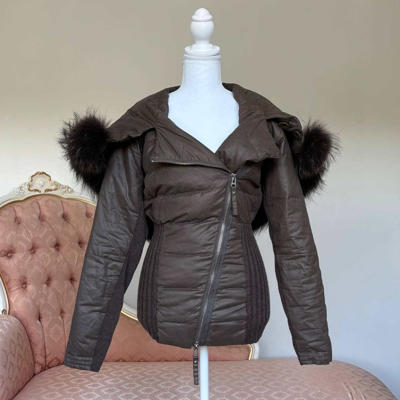 Pinko puffer coat zip-jacket