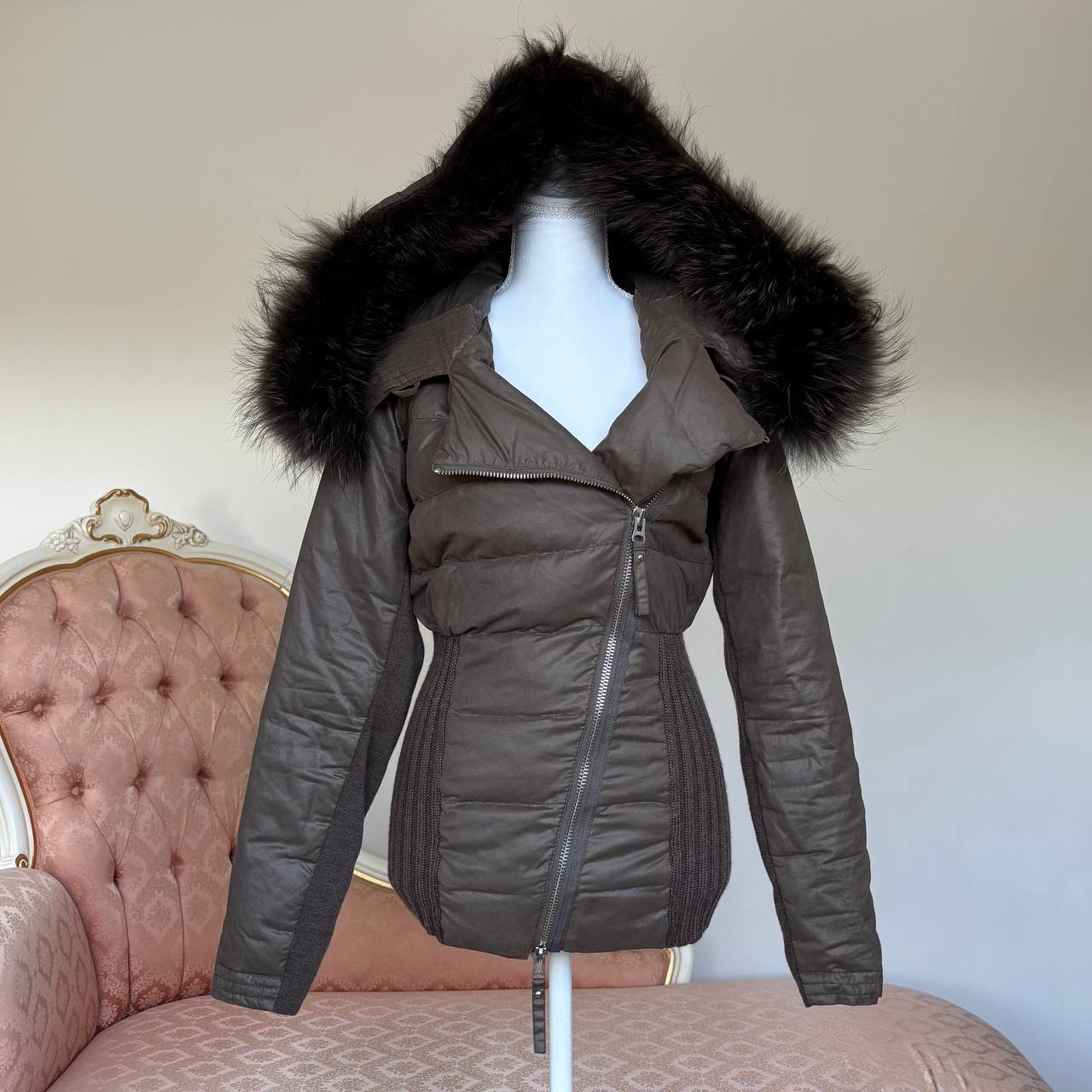 Pinko puffer coat zip-jacket