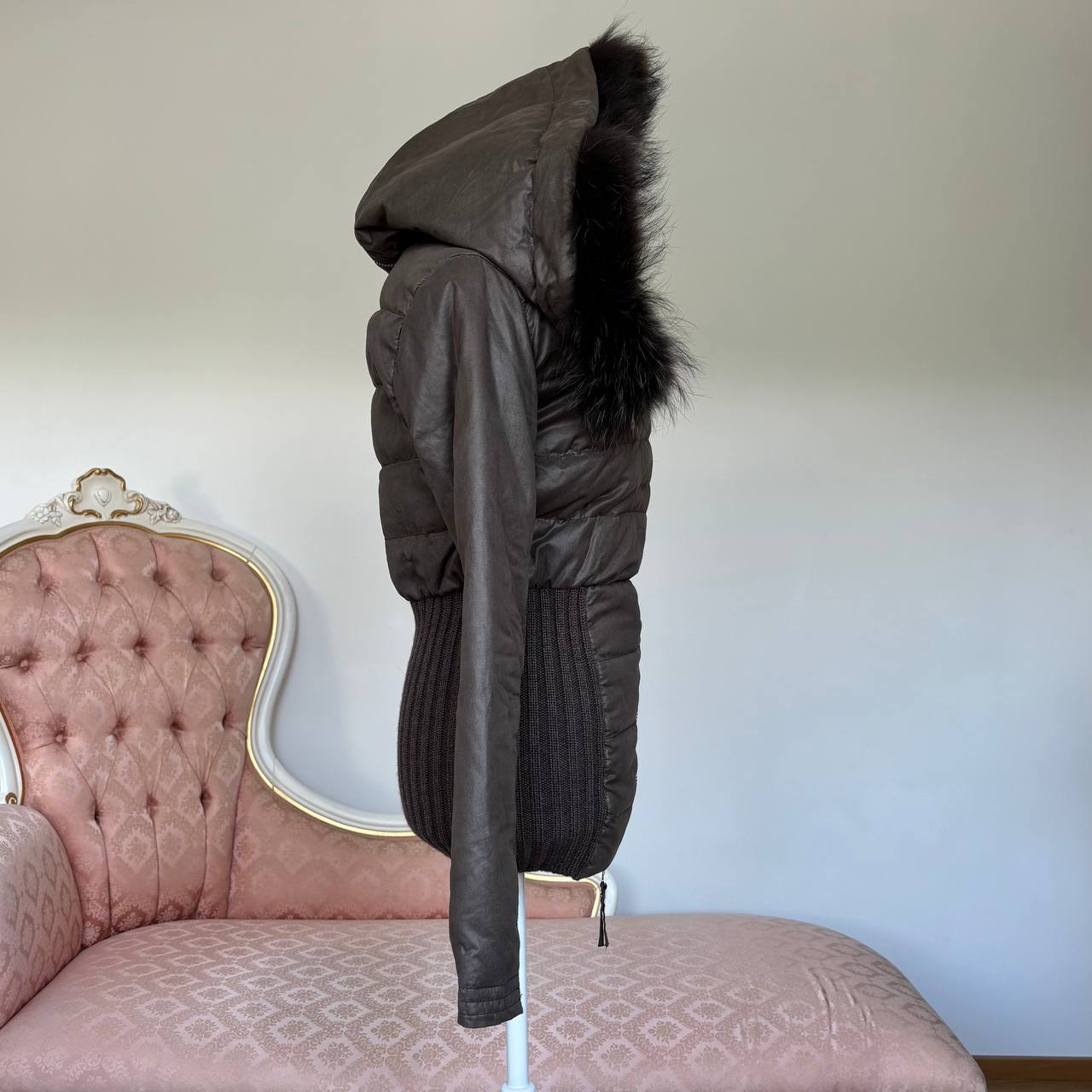 Pinko puffer coat zip-jacket