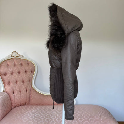 Pinko puffer coat zip-jacket