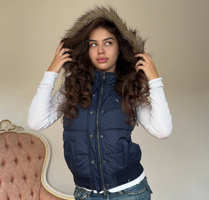 Abercrombie and Fitch sleeveless puffer