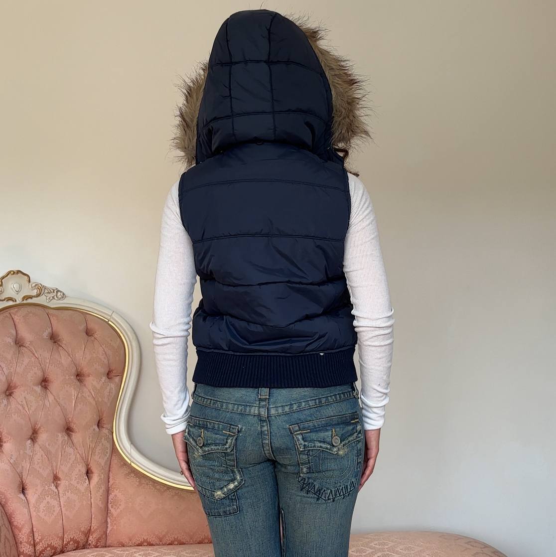 Abercrombie and Fitch sleeveless puffer
