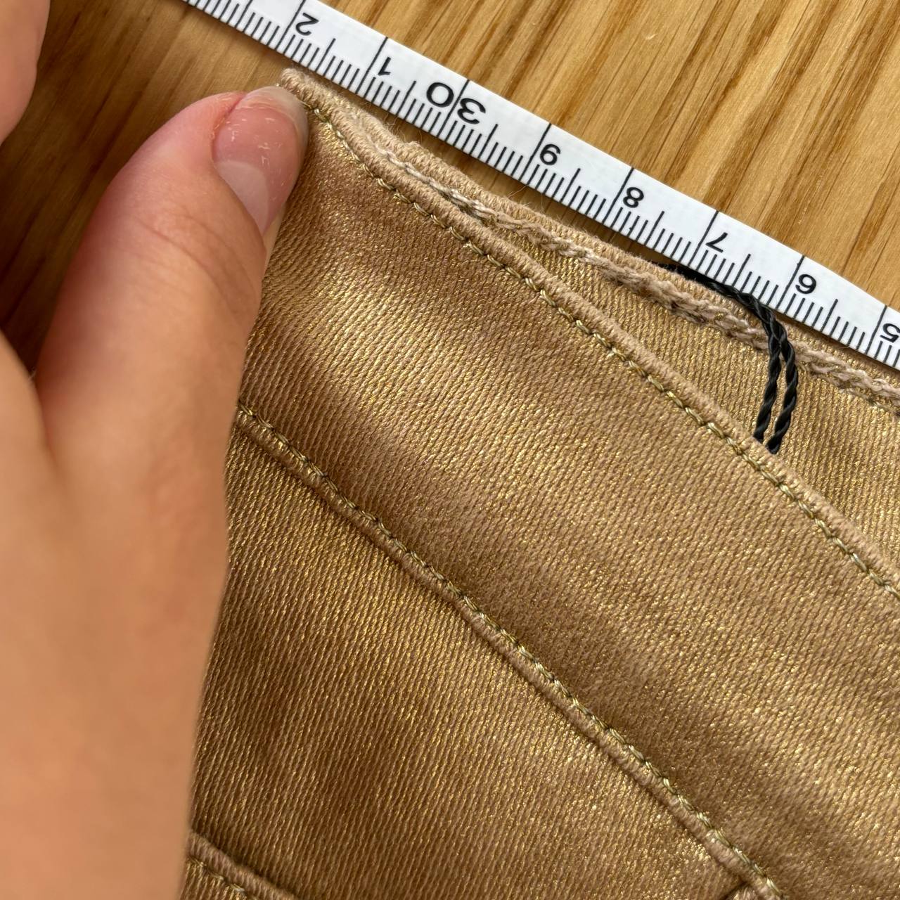 Roberto Cavalli golden skinny jeans