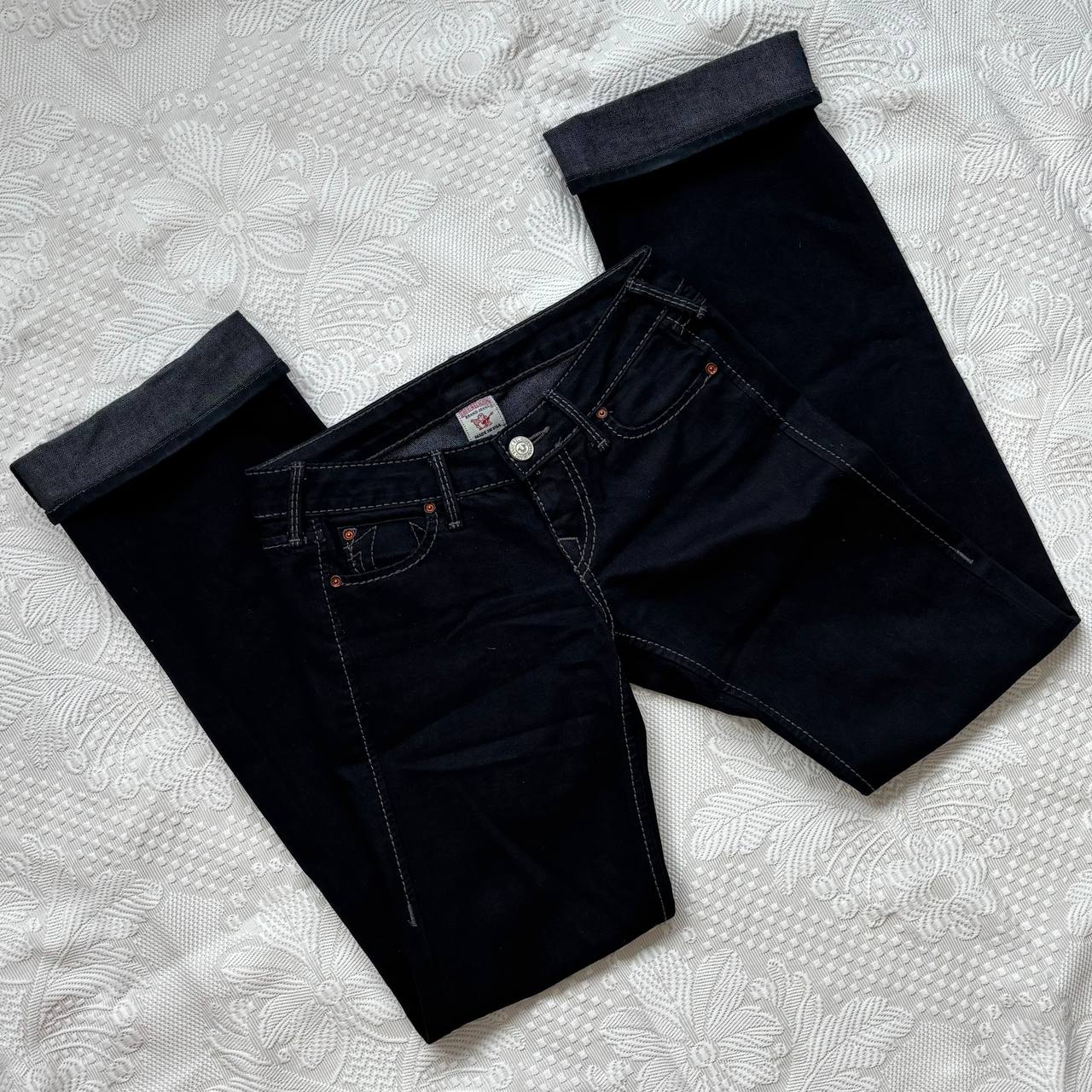 True Religion flared straight jeans