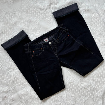 True Religion flared straight jeans