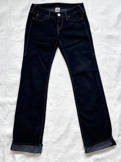 True Religion flared straight jeans