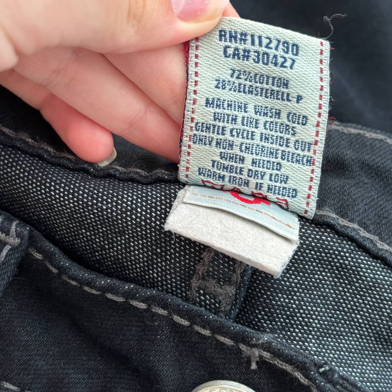 True Religion flared straight jeans