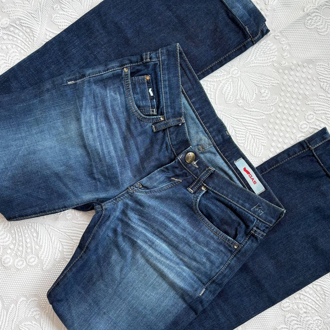 Gas flared jeans low rise