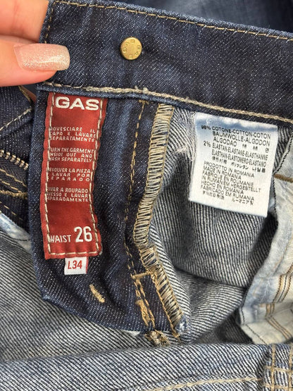 Gas flared jeans low rise