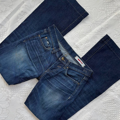 Gas flared jeans low rise